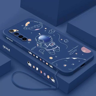 ốp lưng Realme 6 Realme 6 Pro Ốp Điện Thoại Silicone TPU In Hình Phi Hành Gia Kèm Dây Đeo Cho Realme 6 Realme 6 Pro