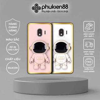 Ốp lưng Samsung J4 2018 in hình hiệu ứng 3D phi hành gia robot đáng yêu, ốp rẻ đẹp