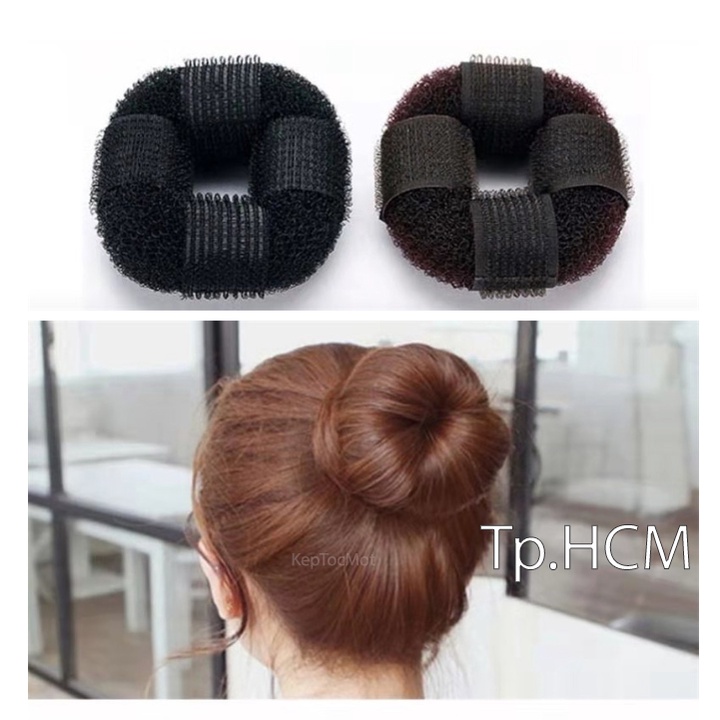 Dụng cụ độn búi tóc tròn donut DIY34