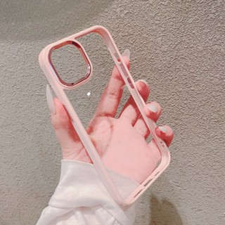 Ốp lưng iphone viền vuông chống sốc bảo vệ camera trong suốt case Cho iPhone 11 12 13 14 Pro Max Plus X XR XS 7 8 Plus