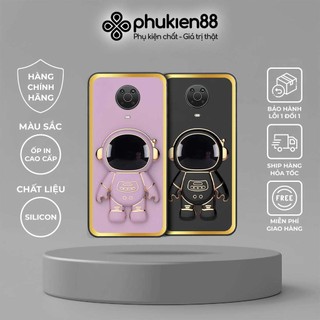 Ốp lưng Nokia G20 in hình hiệu ứng 3D phi hành gia robot đáng yêu, ốp rẻ đẹp