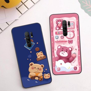 Ốp Xiaomi Redmi 9 gấu cute gấu dễ thương nhiều màu sắc ốp xinh cá tính