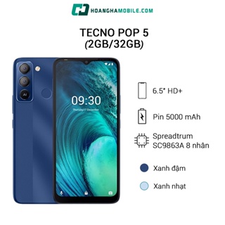 Điện Thoại TECNO POP 5 2GB/32GB Bảo Hành Chính Hãng 12 Tháng Hoàng Hà Mobile