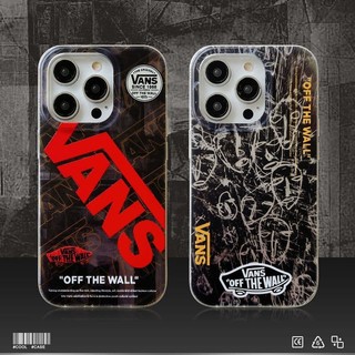 VANS Ốp Điện Thoại In Hình Gấu Phong Cách graffiti Cho iphone 14 Pro Max i14 plus 13 Pro Max i13 13pro 11 Pro Max i11 12Pro 12 Pro Max