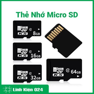 Thẻ nhớ Micro SD 32G/64G/16G/8G - tốc độ cao chuyện dụng cho camera, smartphone, loa đài