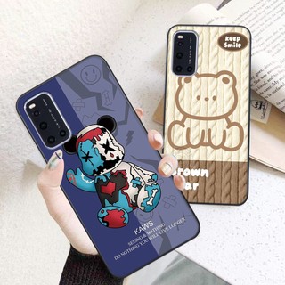 Ốp lưng Vivo V19 hình phi hành gia, Brown be@r , smile happy