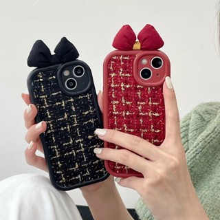 Ốp Điện Thoại Mềm Hình Chiếc Nơ Đỏ Cho iphone 14pro max 13 pro max 12 pro max 11 pro max