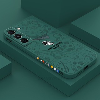 ốp lưng Samsung s22 plus Samsung s22 ultra Samsung s22 Ốp Điện Thoại Silicone TPU Mềm Họa Tiết Phi Hành Gia Có Dây Đeo Cho Samsung s22 plus Samsung s22 ultra Samsung s22