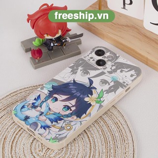 Ốp iphone Genshin Tác Động Anime ốp vuông bảo vệ cam 6/6splus/7/7plus/8/8plus/x/xr/xs/11/12/13/14/pro/max/plusvuông