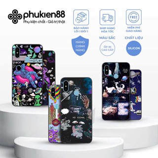 Ốp lưng Xiaomi Redmi 6 Pro / Mi A2 Lite hình phi hành gia phê pha, lang thang trên mây, ốp rẻ bền đẹp