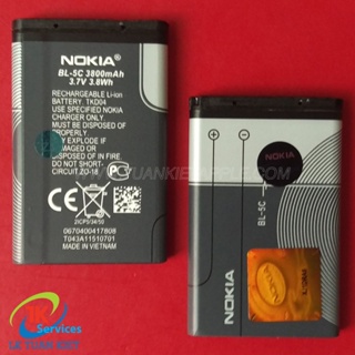 Pin Nokia BL-5C / Nokia 1280/1200/105/107/108 (1020mAh) dung lượng cao bảo hành 1 đổi 1