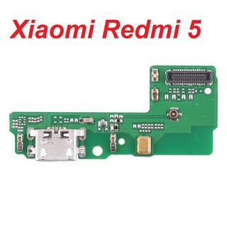 Cụm đuôi bo sạc kèm micro Xiaomi Redmi 5 zin bóc máy