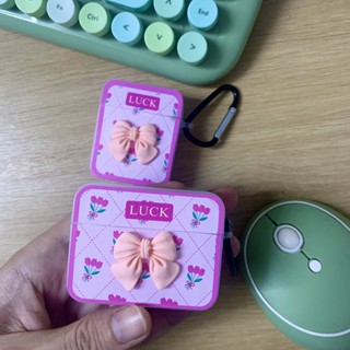 vỏ ốp case đựng airpod pro 2 3 Nơ cam 1168 - chống bám bụi va đập, chất ốp mềm mại