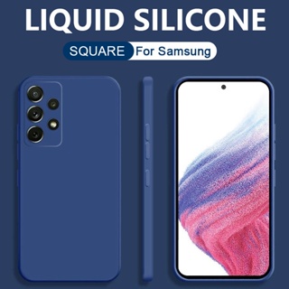 Ốp điện thoại silicon mềm hình vuông chống sốc thời trang cho Samsung Galaxy A12 A22 A32 A42 A52 A72 A02S A21S M12