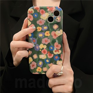 Straight Edge Casing Xiaomi POCO M5 M4 M3 F3 X3 F4 GT Pro 4G 5G MI 12 11 Ultra Lite Note 10 11T 10T A2 Cute Fine Hole Retro Oil Painting Floral Tpu Soft Phone Case Cover MDD 21