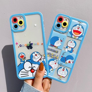 Ốp Lưng Silicon Chống Sốc Viền Nổi Good Time Doreamon