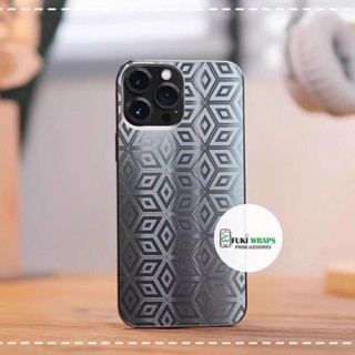 Miếng Dán Skin PPF 4D Khối Rubik Full Viền Dành Cho ip 14promax , 13 Pro Max , 12 Pro Max , 11 Pro Max  - FukiShop