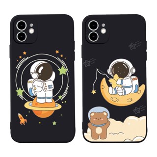 Ốp lưng iphone Phi hành gia dễ thương iphone 7 8 Plus 6 6s Plus 11 13 12 14 Pro MAX XR X XS MAX SE 2020 tr1310