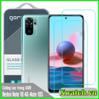 Bộ 2 Kính Cường lực Gor cho Xiaomi Redmi Note 10 ,Note 10s, Note 10 5G, Redmi Note 10 Pro