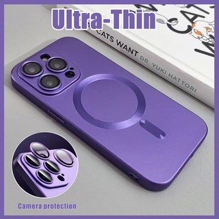 Ultra Ốp Điện Thoại Silicon Từ Tính Siêu Mỏng Cho iPhone 14 13 12 Pro Max 11 14 Plus 13 Pro Max 14 Pro Max