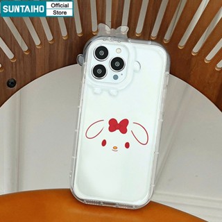 Suntaiho Ốp lưng iphone bằng TPU mềm trong suốt in hình thích hợp cho iPhone 11 12 13 Pro Max 7 8 Plus XS Max XR