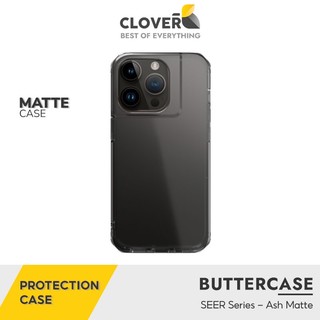 Ốp Lưng Nhám BUTTERCASE SEER Series Đen Mờ Chống Bám Vân Tay Hỗ Chống Sốc Không Ố Vàng Bảo Vệ Camera Cho 14 Pro Max