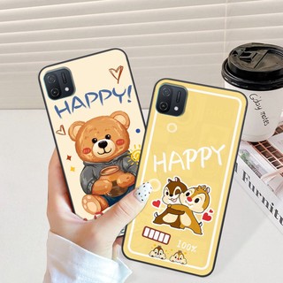 Ốp Oppo A16k in hình gấu vịt caro nhiều màu sắc ngộ nghĩnh dễ thương