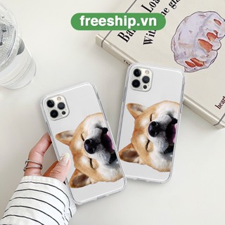 Ốp iphone bảo vệ cam chó mặt to ốp vuông 6/6splus/7/7plus/8/8plus/x/xr/xs/11/12/13/14/pro/max/plus/promax