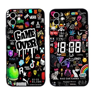 ỐP IPHONE sticker Game cạnh vuông BVC ip 7 8 Plus 6 6s Plus 11 13 12 14 Pro MAX XR X XS MAX SE 2020 tr1303
