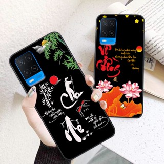 Ốp lưng Oppo A54 thư pháp phong cảnh , chữ an nhiên -ỐP GIÁ RẺ- CHẤT LƯỢNG