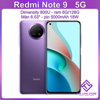 Điện thoại Xiaomi Redmi Note 9 5G - Dimensity 800U ram 6G 128G