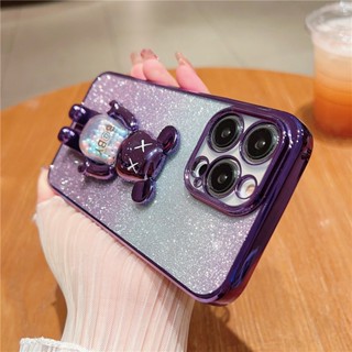 Ốp Điện Thoại silicone Mềm Chống Sốc Màu Gradient Cho iphone 14 13 12 11promax x xsmax