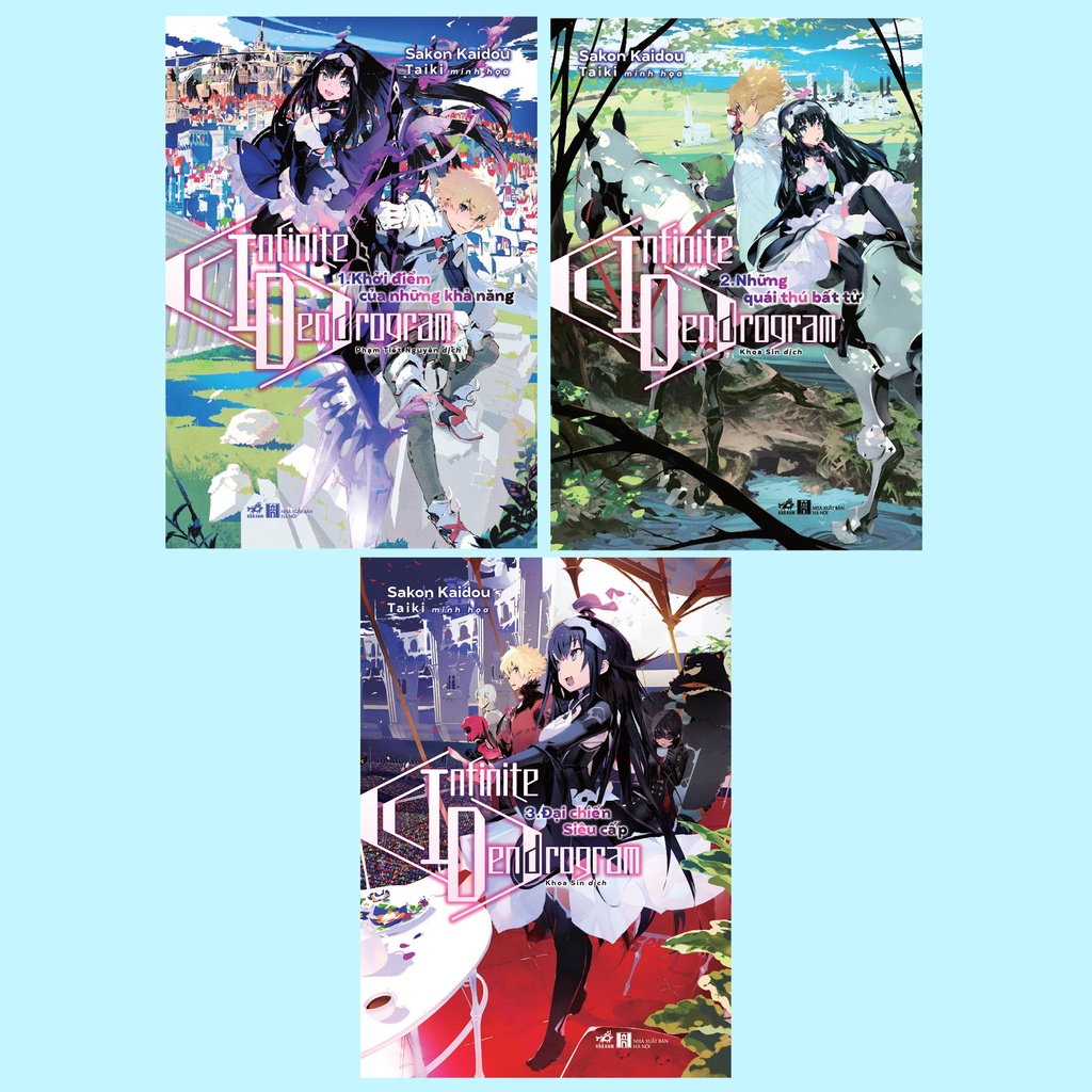 Sách - Combo Infinite Dendrogram (Tập 1 - Tập 2 - Tập 3) (Nhã Nam)