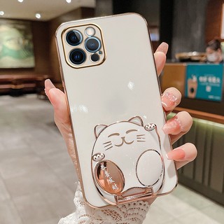Ốp Điện Thoại Hình Mèo May Mắn 3d Cho iPhone 6 plus 6s plus 7 plus 8 plus xs max xr 11 pro max 12 pro max 13 pro max Gongxi Facai 14 plus 14 pro max