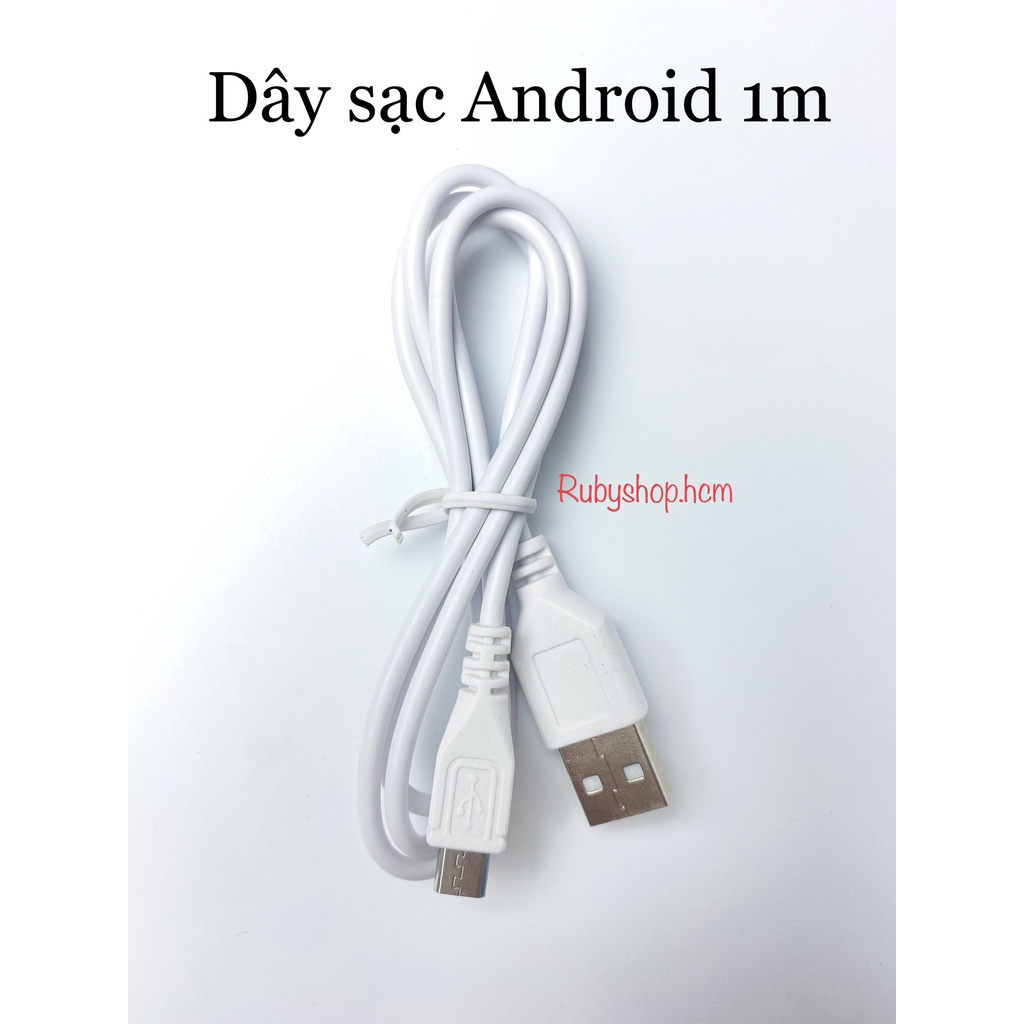 Dây cáp sạc Android 1m, Combo lõi lọc 1 2 3 PP OCB CTO 10inch