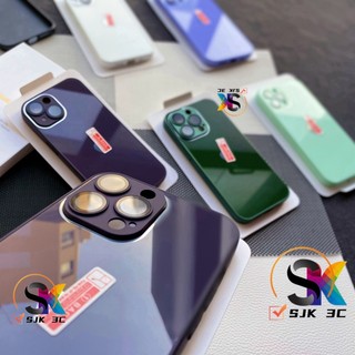 Mới!! Ốp Điện Thoại Màu Tím Đậm / Xanh Lá Đậm 9D Bảo Vệ Ống Kính Máy Ảnh Cho IPHONE 11 PRO MAX 12 PRO MAX 13 PRO MAX 14 PRO MAX