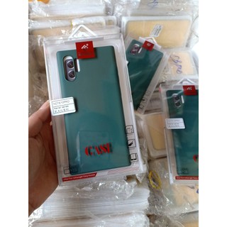 (xanh rêu) Ốp lưng dẻo màu KST Desing cho Samsung Note 10, Note 10 Plus, Note 20, Note 20 Ultra