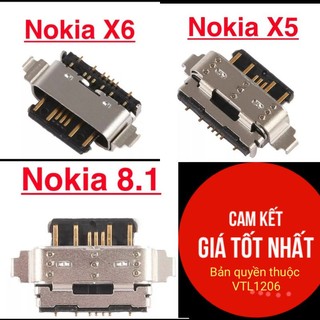 Chân sạc Nokia X7/ 8.1 X6 X5 ) /7.1 Plus chính hãng