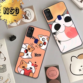 Ốp Samsung M21 / M30S / M31 in hình họa tiết Mèo Cute Đáng Yêu Đẹp Hot Trend 2023