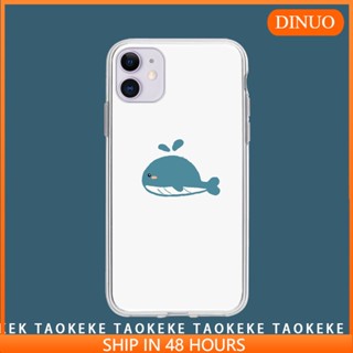 Ốp lưng iphone Ốp Điện Thoại Hình Cá Voi Xanh Cho iphone 14 6 6plus 6s 6s plus 6 7 7plus 8 8plus x xs xs max 11 11 pro 11 pro max Promax / 14pro / 13 / Dinuo case
