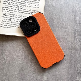 Ốp Điện Thoại Da Chống Sốc Màu Xám / Xanh Dương Cho iPhone 14 / 13 / 12 / 11