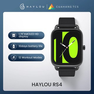 Đồng hồ thông minh Haylou RS4 Plus - Bản quốc tế, màn hình Amoled 1.78 inch
