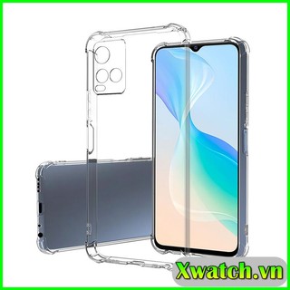 Ốp lưng dẻo chống va đập Vivo Y02S T1X Y22 Y21 Y02 Y33S Y33 S10E/V23E V25 V25E Y76S/Y76/Y74S V27E  bảo vệ 4 góc