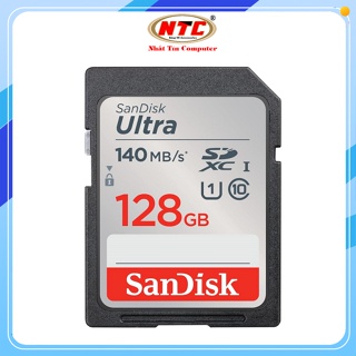 Thẻ nhớ Máy Ảnh SDXC SanDisk Ultra 128GB U1 140MB/s (Xám)
