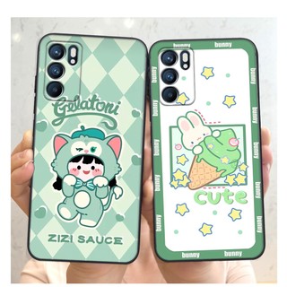 Ốp lưng Oppo RENO 6 4G / RENO 6 5G in hình tom&amp;jerry , con vịt , vũ trụ SIÊU CUTE