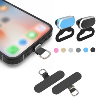 Nút Bịt Cổng Sạc Chống Bụi Chống Mất Điện Thoại Bằng Hợp Kim Cho iphone
