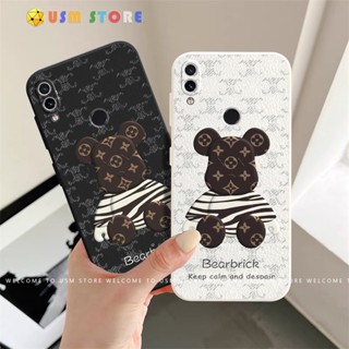 Ốp điện thoại Xiaomi Redmi Note 7 / Note 7 Pro / Note 7s có viền bảo vệ camera sau, in hình gấu Kaws Bearbrick