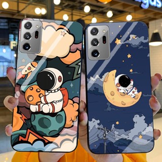 Ốp Lưng SAMSUNG GALAXY NOTE 20, NOTE 20 ULTRA Ốp kính bóng cao cấp Phi Hành Gia