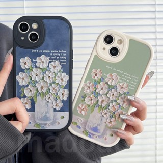 Casing Samsung Galaxy A12 A13 A23 A73 A53 A33 A52 A52S A50 A50S A30S A11 A31 A70 A20 A30 A10S A22 LTE M11 M12 M22 M23 M32 M31 A32 A03S A02S A21S A51 A72 4G 5G Oil painting Flowers Oval Edge Airbag Shockproof Soft Phone Case XPN 29