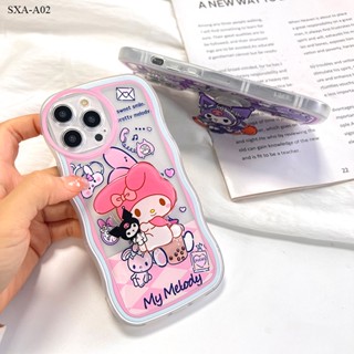 Samsung Galaxy A02 A03 A03S A04 A04S Core Cho Ốp lưng điện thoại In Hình Melody Kuromi Cinnamoroll